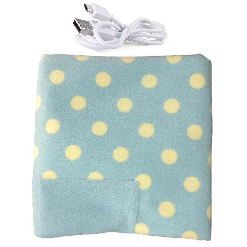 Couverture chauffante portable couverture chauffante Vêtement-chauffant.com bleue 90*65cm 