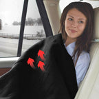 Couverture chauffante voiture en flanelle