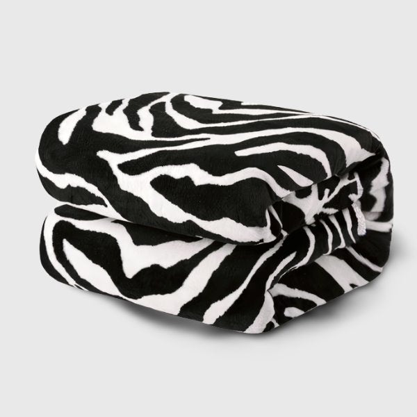 Couverture chauffante zèbre
