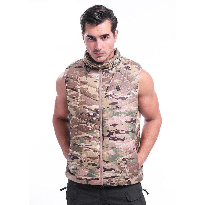 Doudoune chauffante électrique homme camouflage