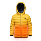 Doudoune chauffante enfant Vêtement-chauffant.com Jaune 170cm 