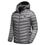 Doudoune chauffante grise intérieure polaire Vêtement-chauffant.com Grise XS 