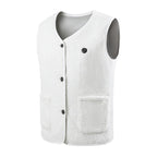 Doudoune chauffante hiver blanche