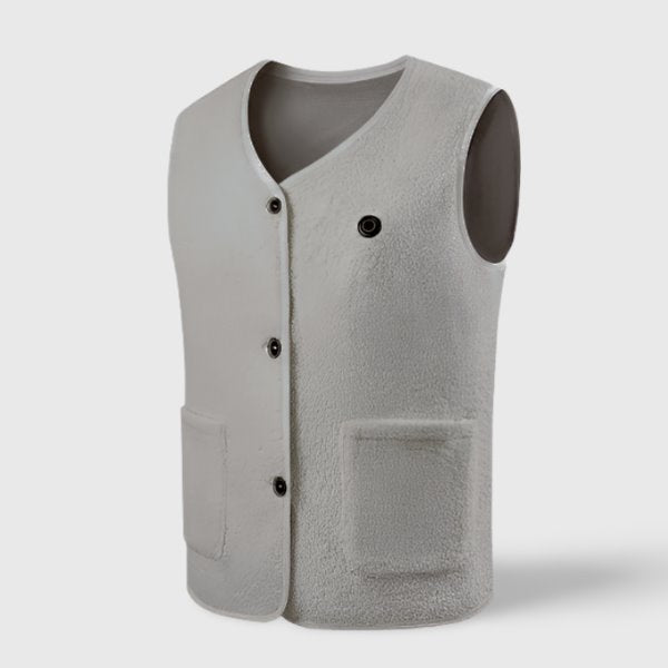 Doudoune chauffante hiver blanche