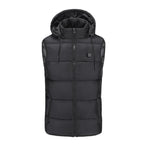 Doudoune chauffante sans manche noire