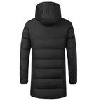 Doudoune longue chauffante homme