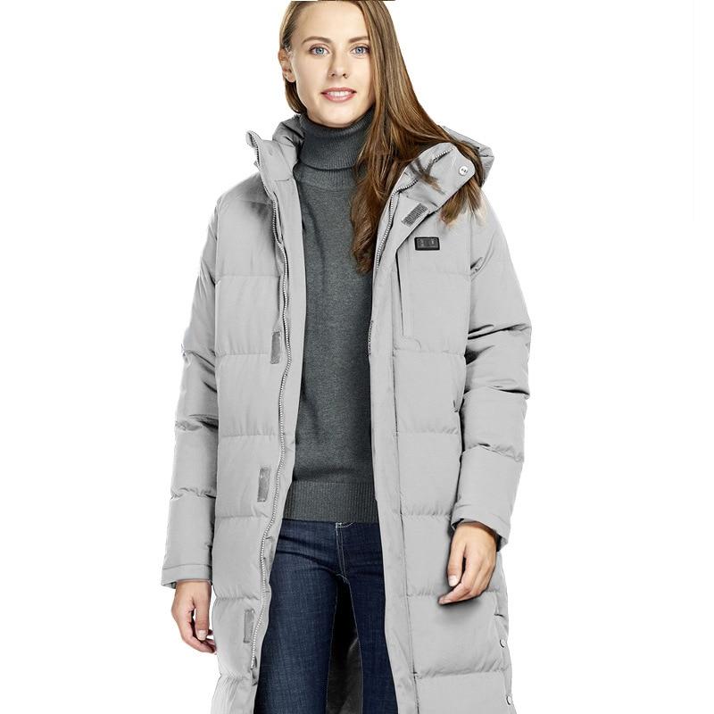 Doudoune longue chauffante femme