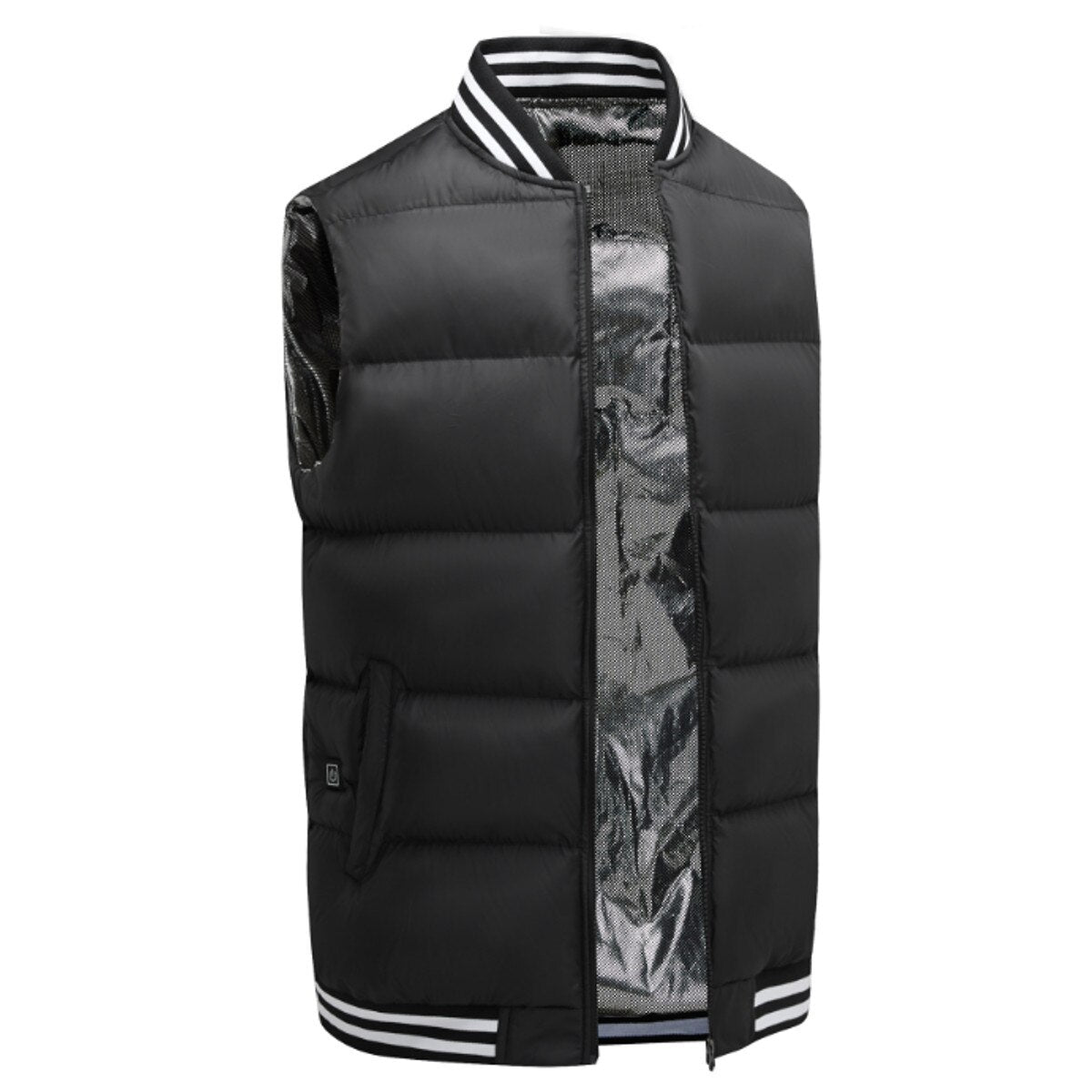 Doudoune sans manche chauffante
