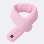 Écharpe chauffante en peluche à bouts arrondis