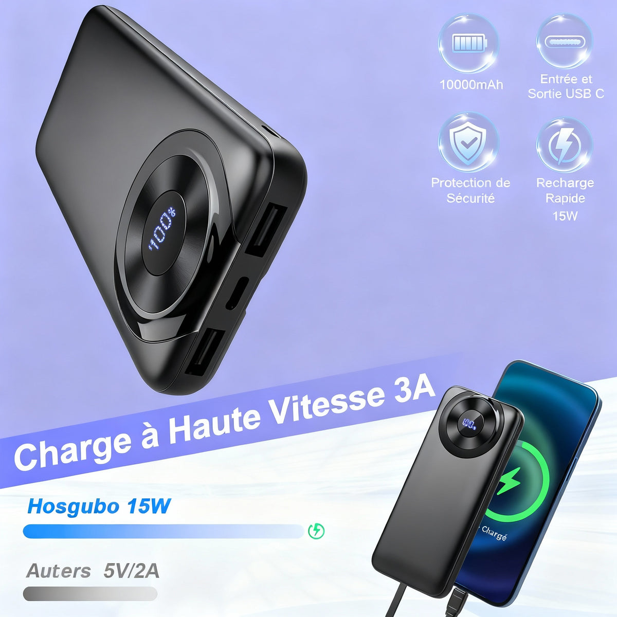 Batterie Externe 10000mAh