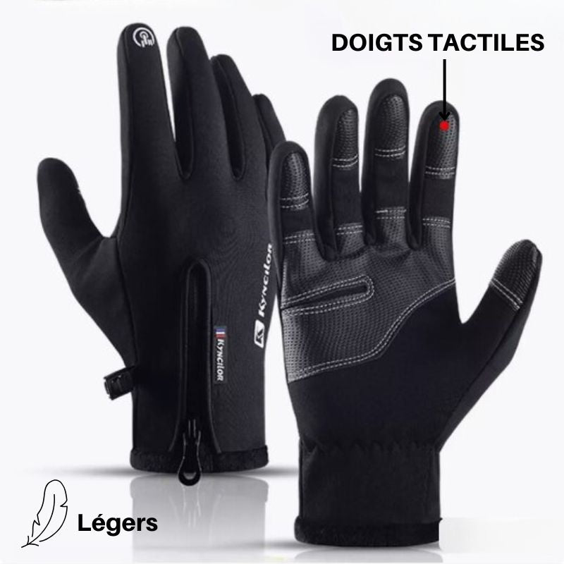 Gants chauffants fins
