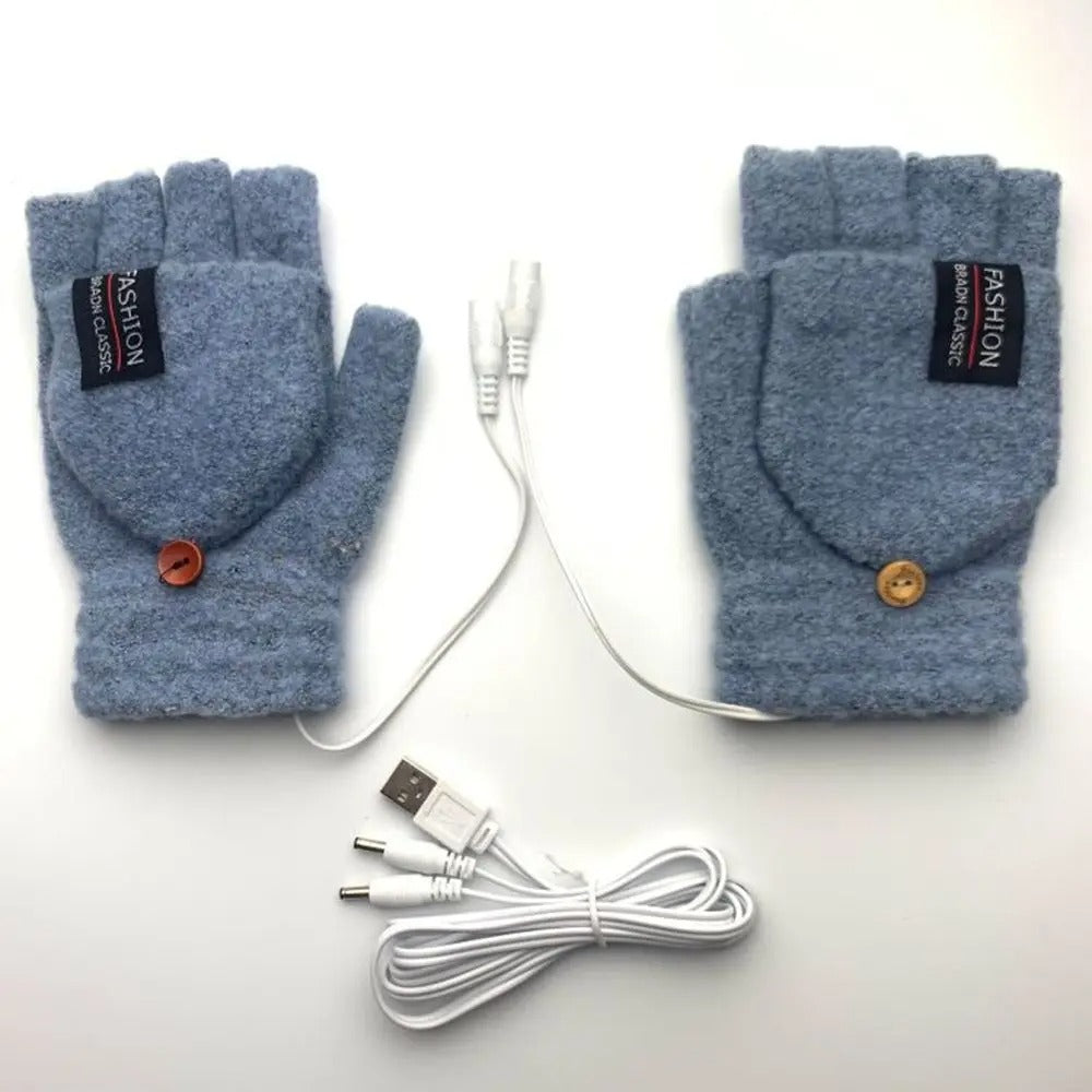 Mitaines chauffantes USB mixte