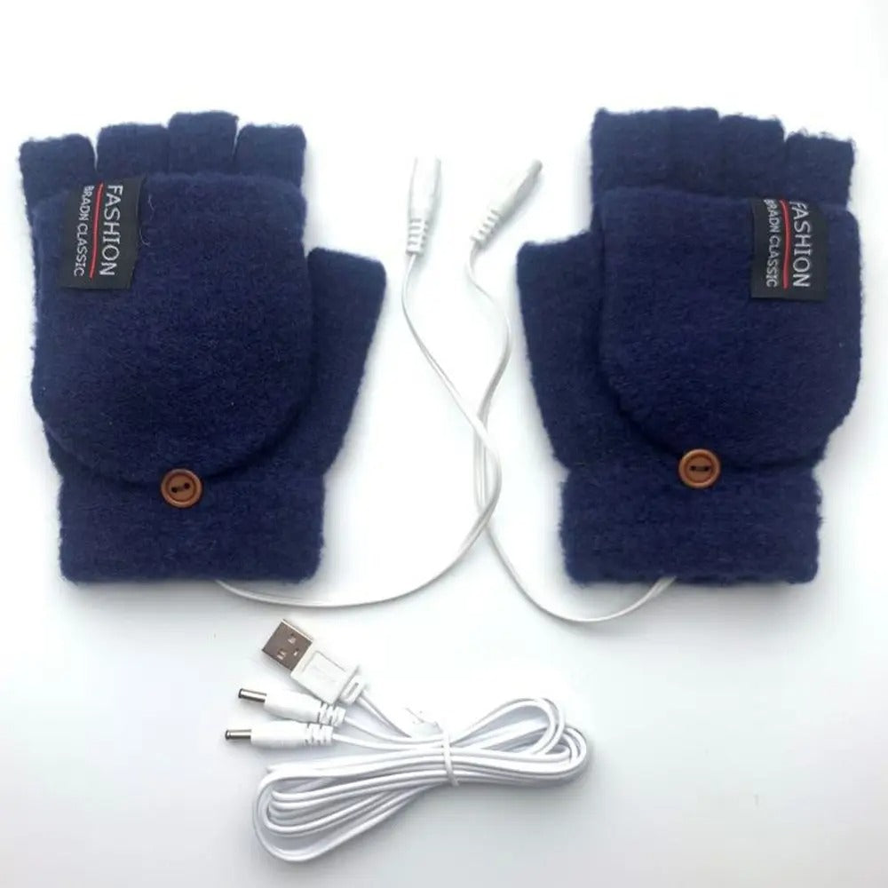 Mitaines chauffantes USB mixte