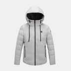 Manteau chauffant à capuche et imperméable pour homme