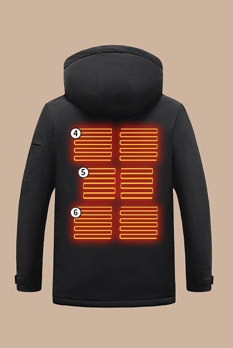 Manteau chauffant femme