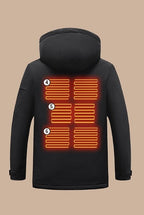 Manteau chauffant femme