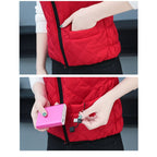 Sous veste chauffante femme