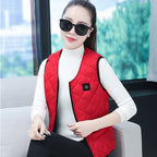 Sous veste chauffante femme
