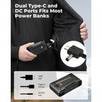 Veste chauffante avec batterie