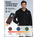 Veste chauffante avec batterie