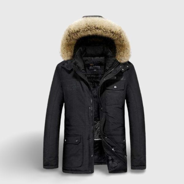 Veste chauffante avec fourrure