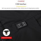 Veste chauffante bleue à 11 zones de chauffe