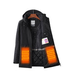 Veste chauffante de travail noire