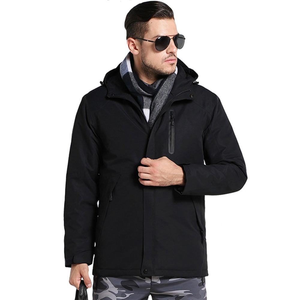 Veste chauffante de travail noire