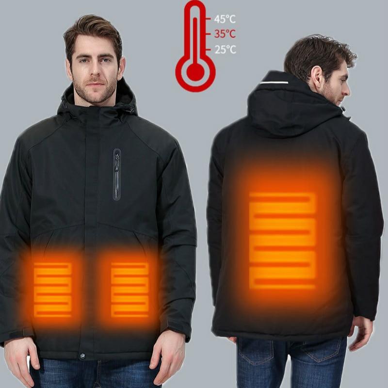 Veste chauffante électrique à prise USB