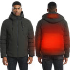 Veste chauffante électrique de ski noire