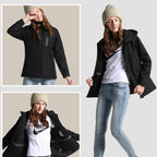 Veste chauffante électrique femme noire