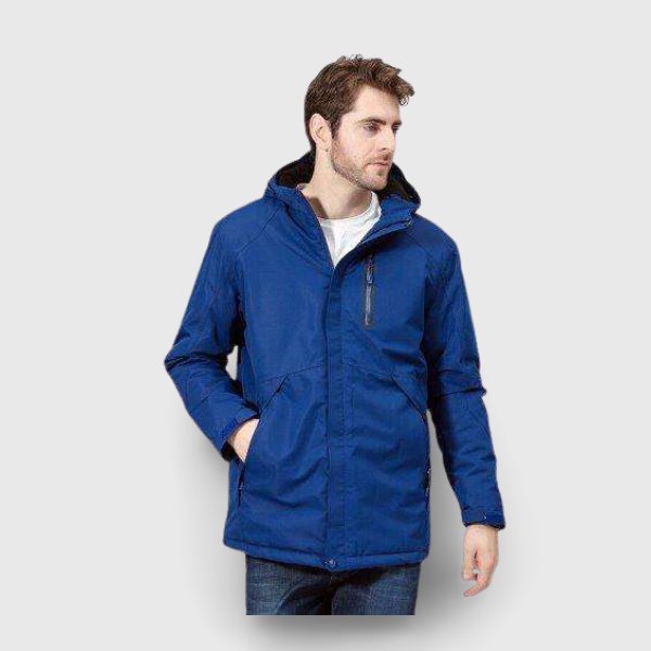 Blouson chauffante électrique homme bleu