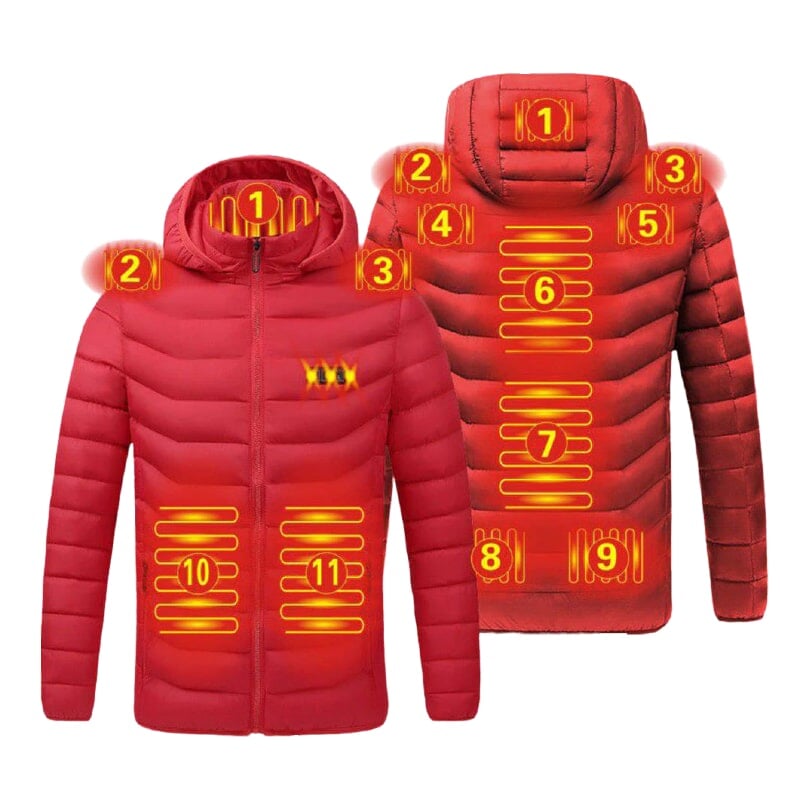 Veste chauffante électrique manche longue