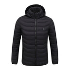 Veste chauffante électrique ski noire