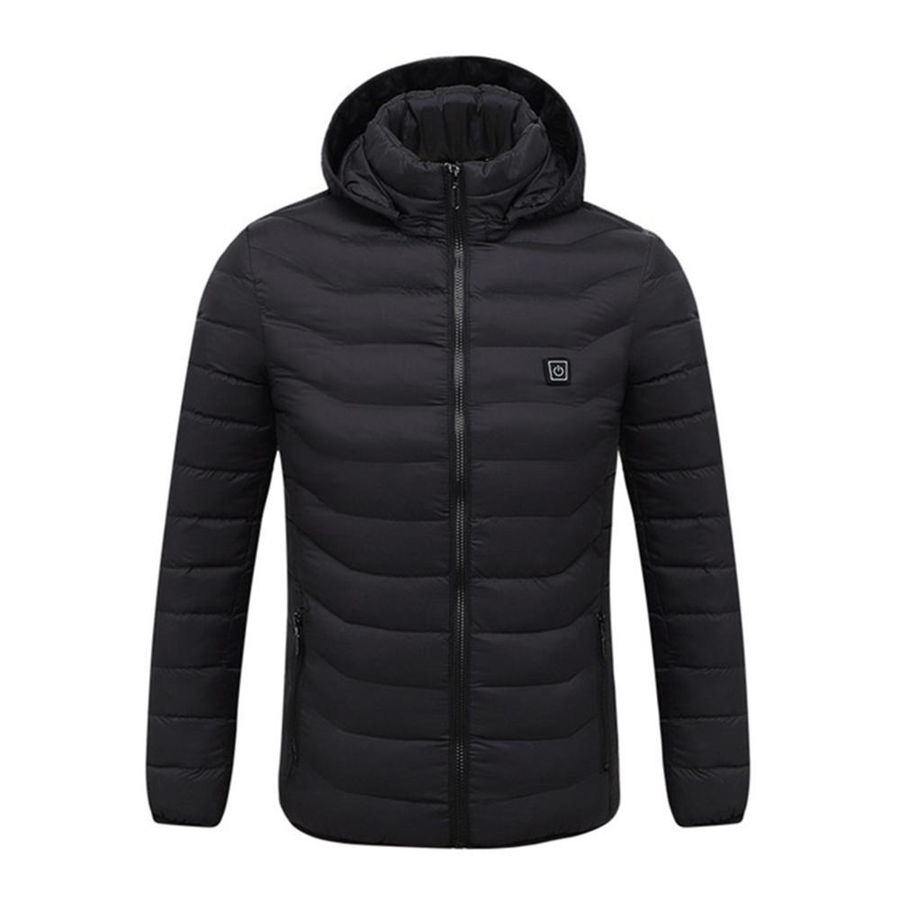 Veste chauffante électrique ski noire