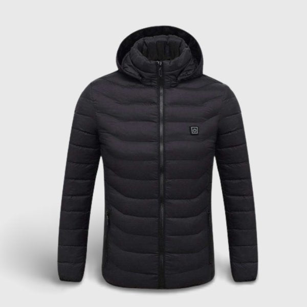 Veste chauffante électrique ski noire