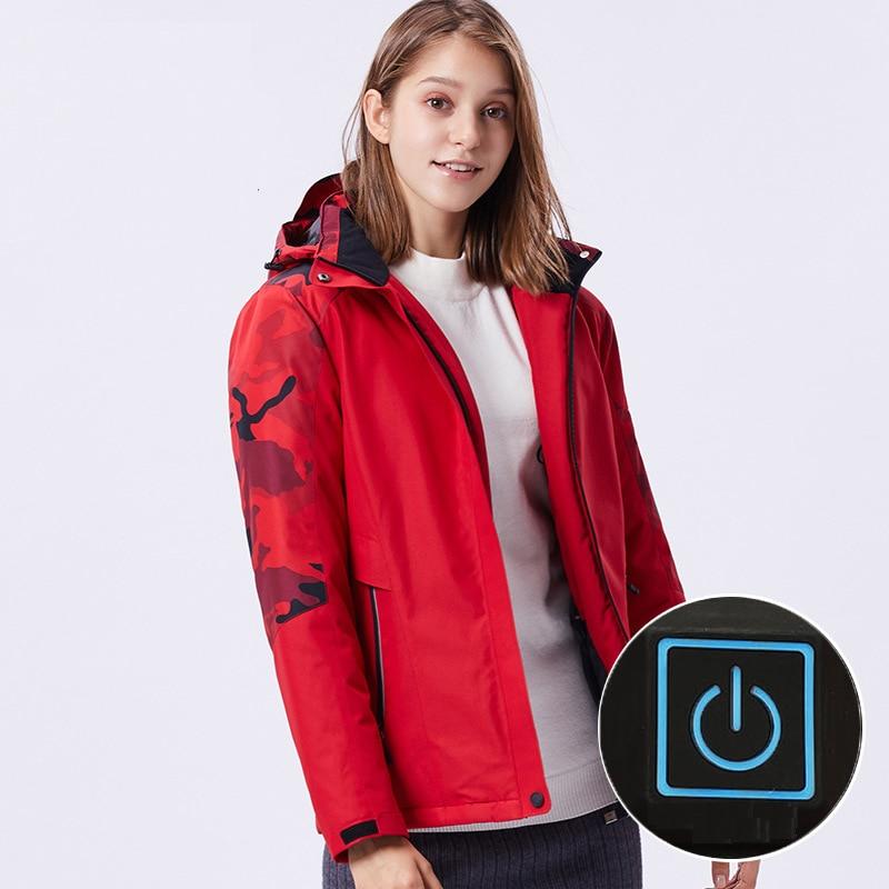 Veste chauffante femme moto