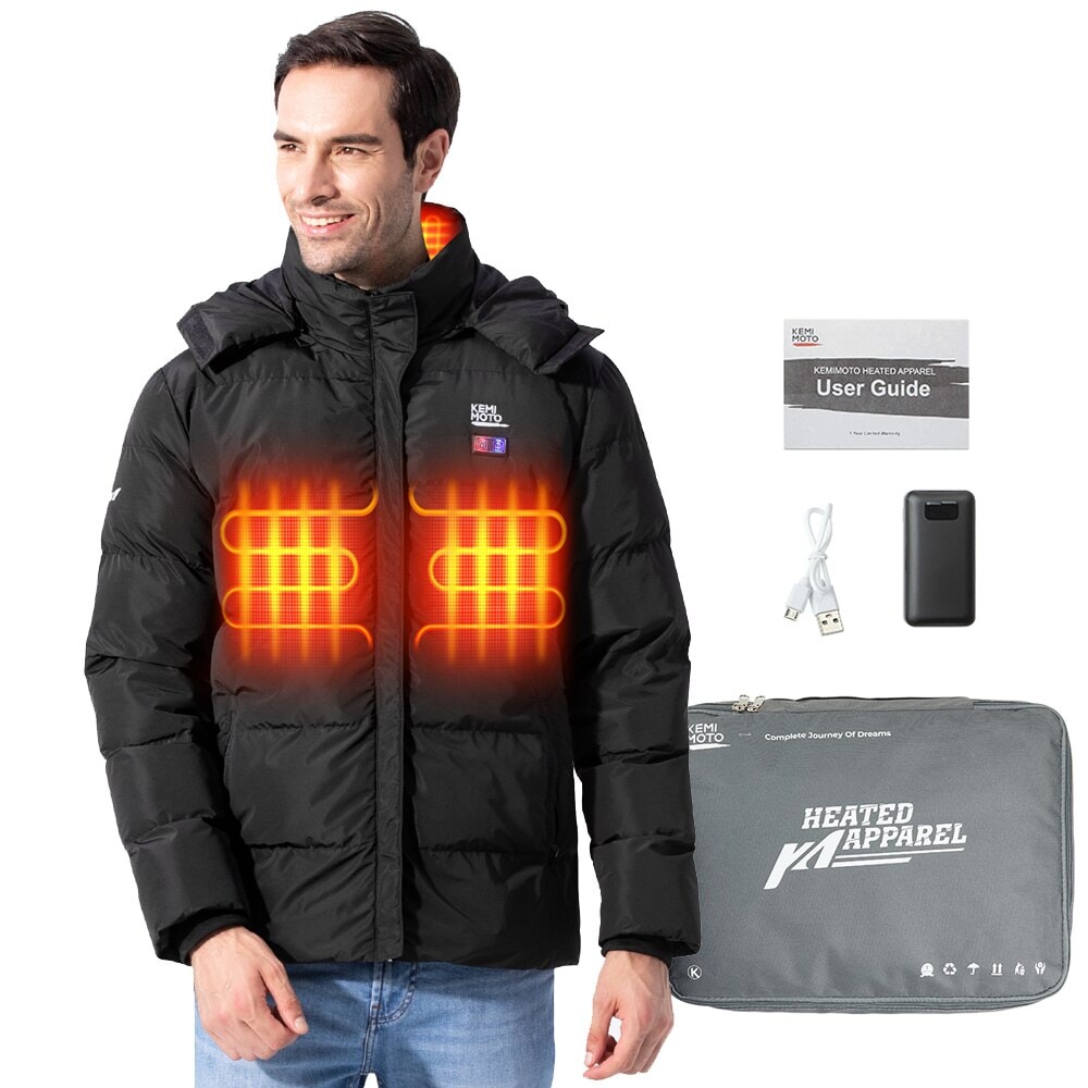 Veste chauffante homme avec batterie