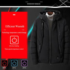 Veste chauffante homme manche longue