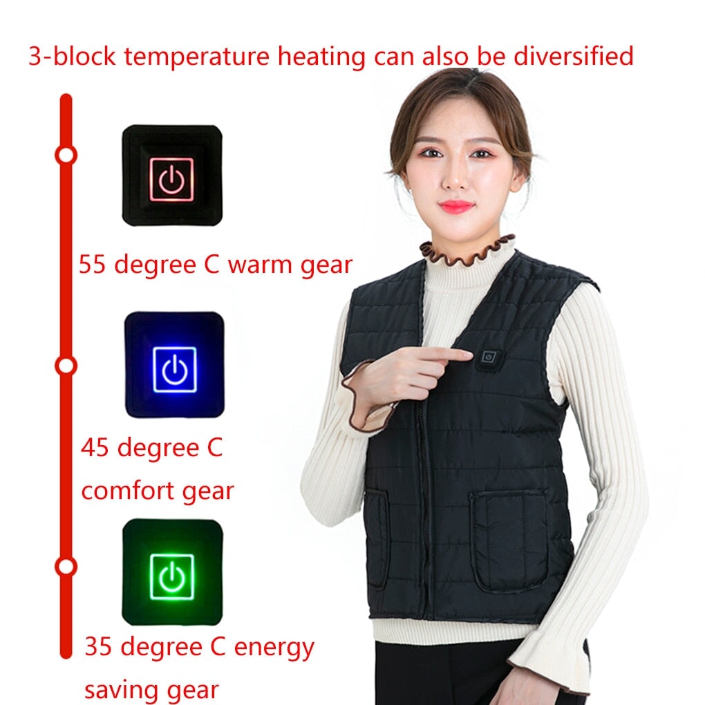 Veste chauffante lavable