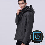 Veste chauffante motard