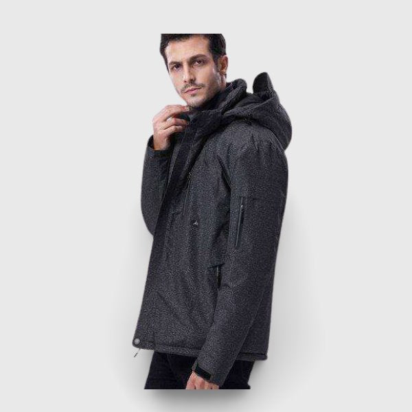 Veste chauffante motard