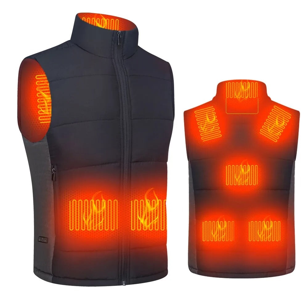 Veste chauffante noir