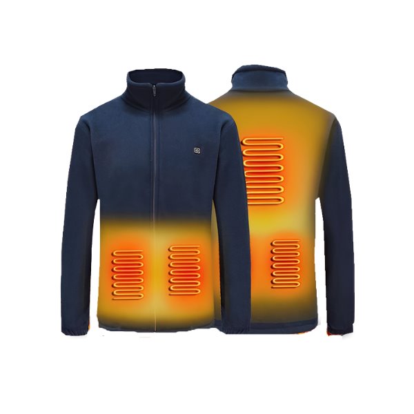 Veste chauffante polaire