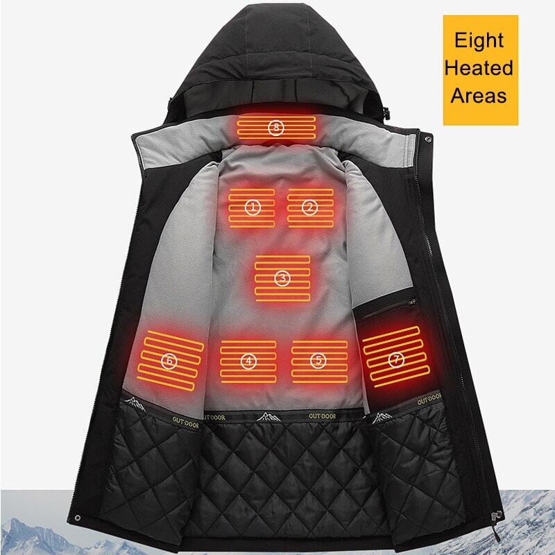 Veste chauffante pour le ski
