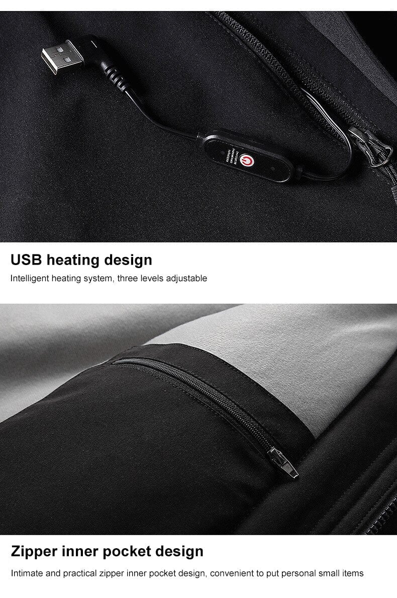 Veste chauffante pour le ski