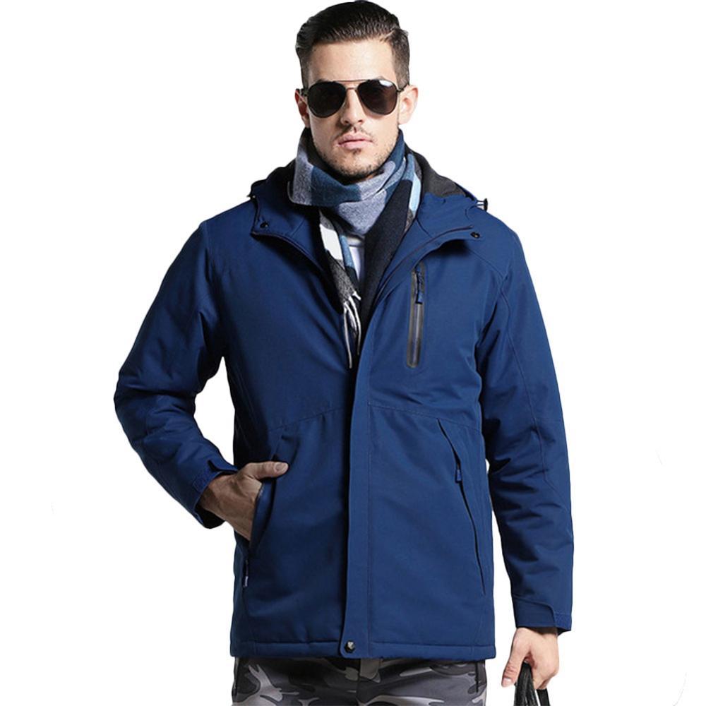 Veste chauffante pour le travail | bleu