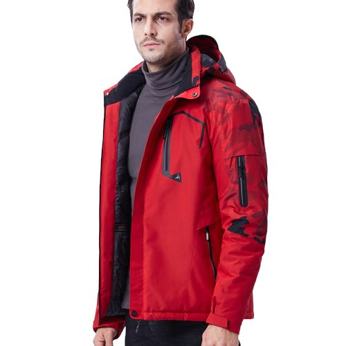 Veste chauffante rouge