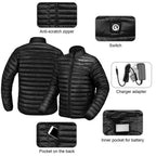Veste chauffante sans fil