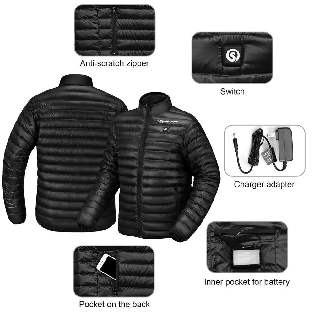 Veste chauffante sans fil